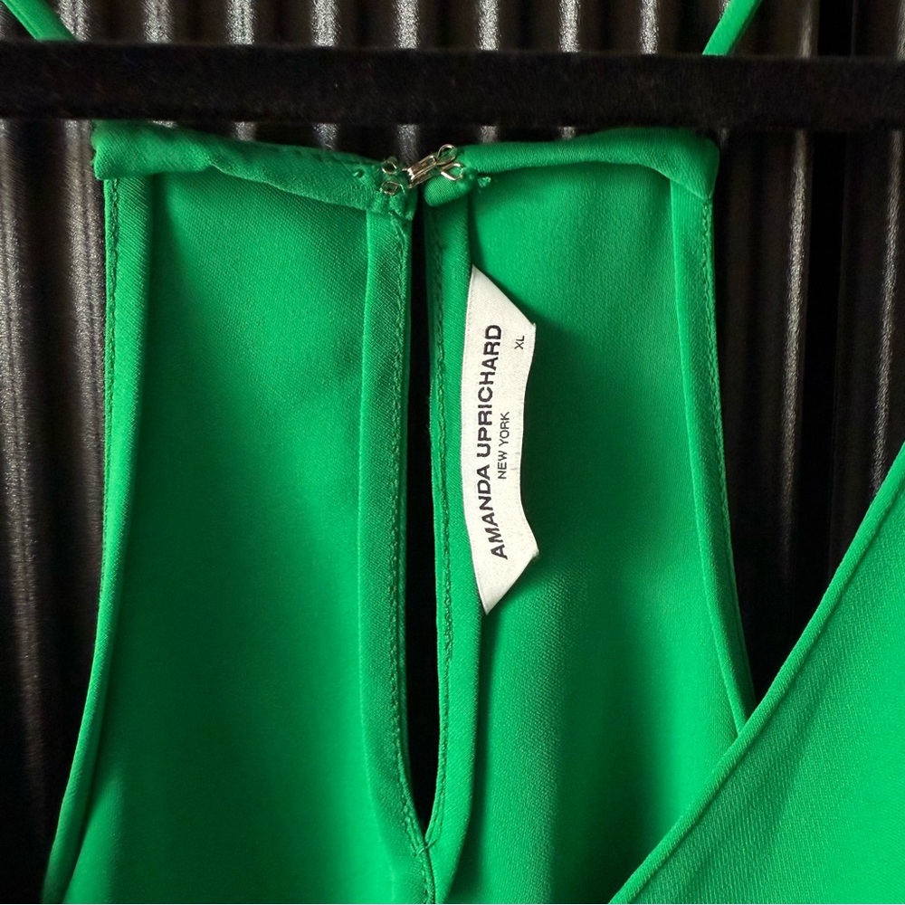 Amanda Uprichard Green and White Jumpsuit - Picture 3 of 12